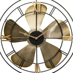 Uhren-KARE Design Wanduhr Propeller O62Cm