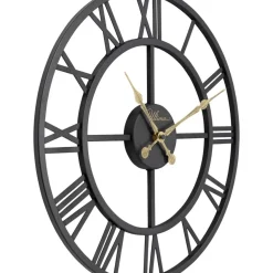 Uhren-KARE Design Wanduhr Roman Schwarz O41Cm