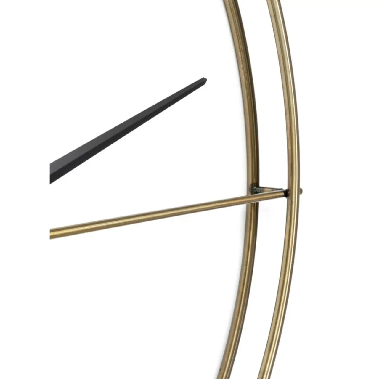 Uhren-KARE Design Wanduhr Simple Pure Brass O95Cm
