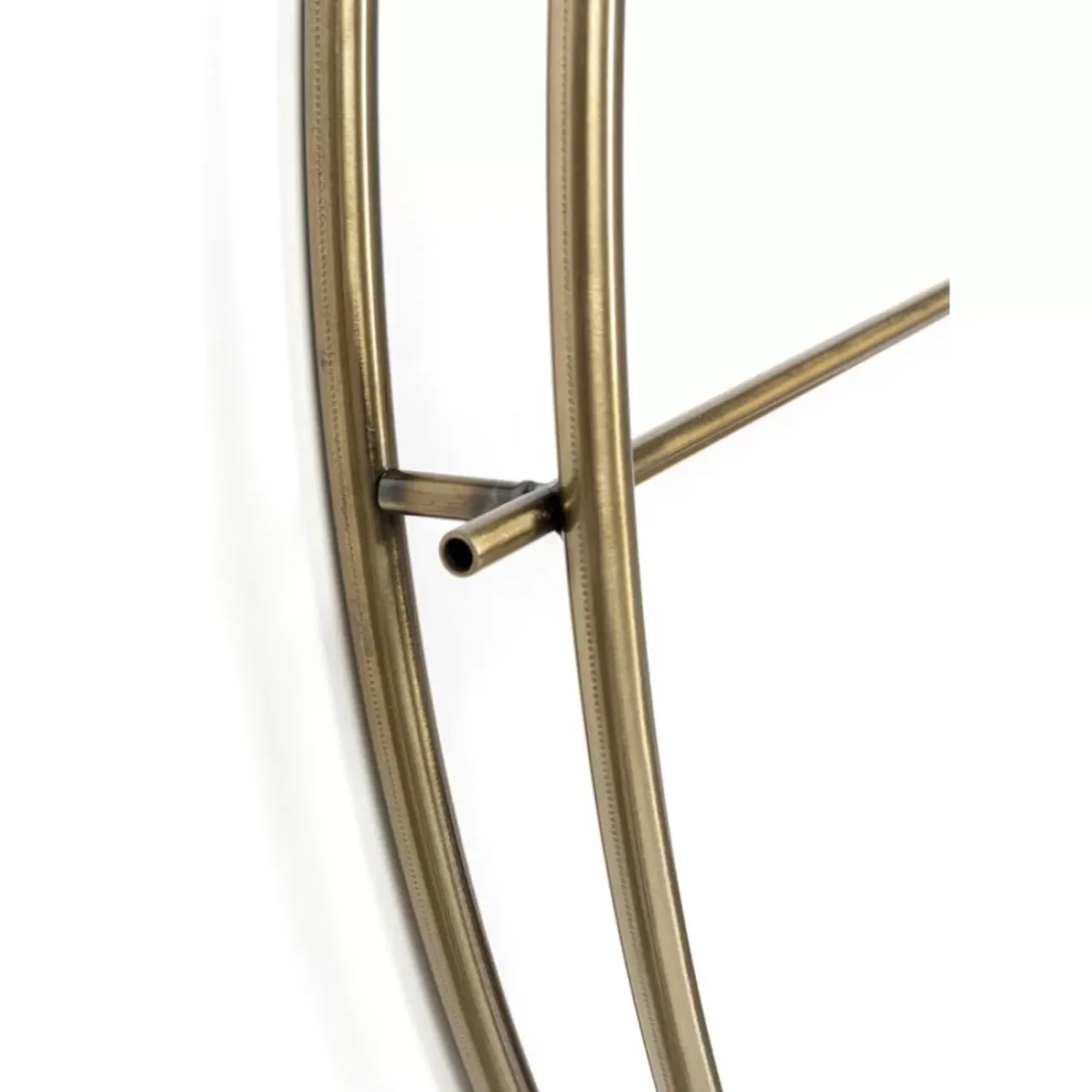 Uhren-KARE Design Wanduhr Simple Pure Brass O95Cm