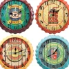 Uhren-KARE Design Wanduhr Vintage Coffee Sortiert