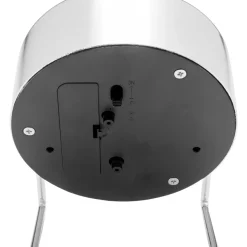 Uhren-KARE Design Wecker Levin Silber