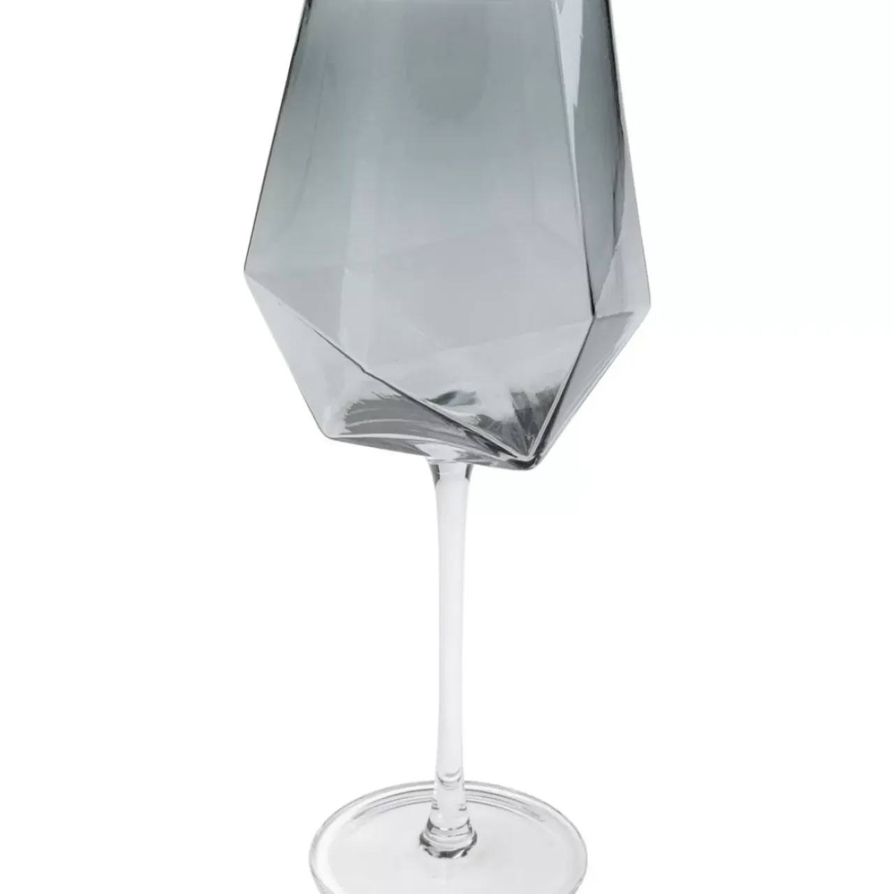 Geschirr & Tischaccessoires-KARE Design Weinglas Diamond Smoke