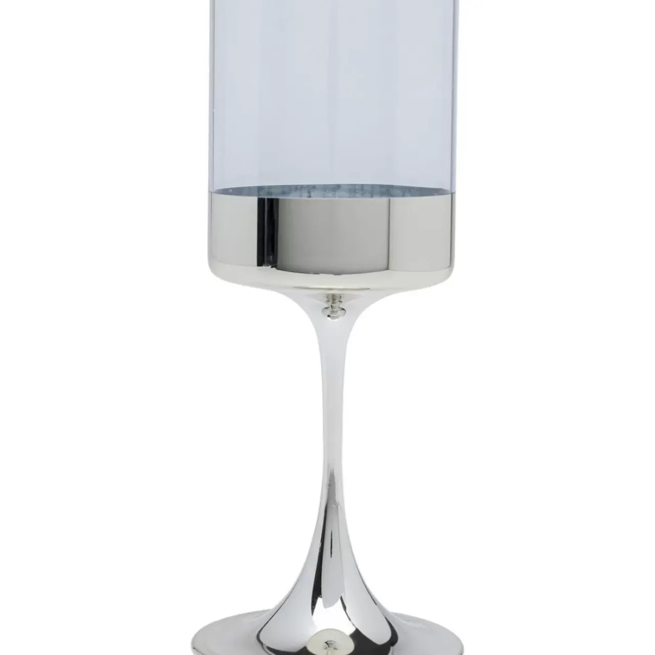 Geschirr & Tischaccessoires-KARE Design Weinglas Electra Silber