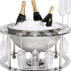 Geschirr & Tischaccessoires-KARE Design Weinkuhler Champagne Time (2-Tlg)