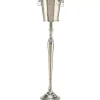 Geschirr & Tischaccessoires-KARE Design Weinkuhler Pillar Silber