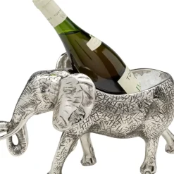 Geschirr & Tischaccessoires-KARE Design Weinkuhler Walking Elephant