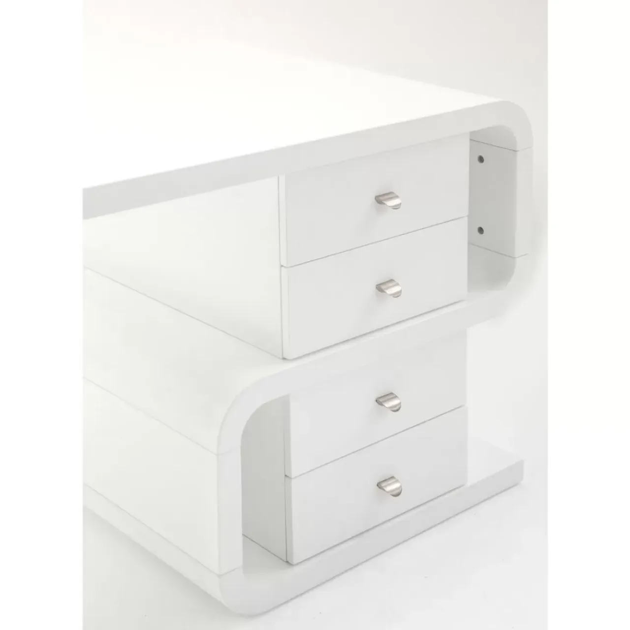 Tische-KARE Design White Club Schreibtisch Snake 150X70Cm