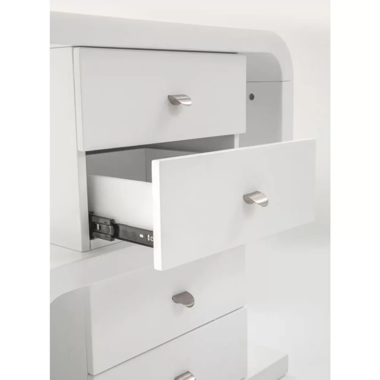 Tische-KARE Design White Club Schreibtisch Snake 150X70Cm