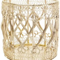 Kerzenständer & Laternen-KARE Design Windlicht Hayat Brass 15Cm