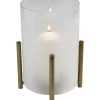 Kerzenständer & Laternen-KARE Design Windlicht Pillar Steam 25Cm