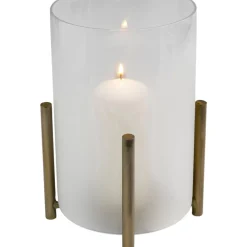 Kerzenständer & Laternen-KARE Design Windlicht Pillar Steam 25Cm