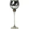 Kerzenständer & Laternen-KARE Design Windlicht Zeus Mit Strass,Silber