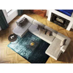 Sofas & Couches-KARE Design Wohnlandschaft Infinity Malibu Grau 434Cm