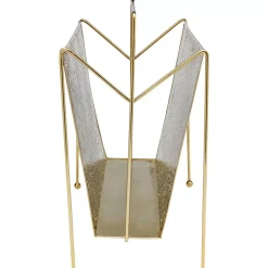 Zeitungsständer-KARE Design Zeitungsständer Basket Gold Gros